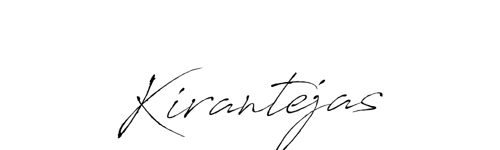 How to make Kirantejas name signature. Use Antro_Vectra style for creating short signs online. This is the latest handwritten sign. Kirantejas signature style 6 images and pictures png