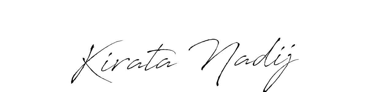 Once you've used our free online signature maker to create your best signature Antro_Vectra style, it's time to enjoy all of the benefits that Kirata Nadij name signing documents. Kirata Nadij signature style 6 images and pictures png
