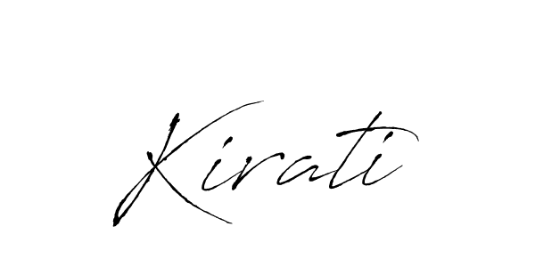 Also we have Kirati name is the best signature style. Create professional handwritten signature collection using Antro_Vectra autograph style. Kirati signature style 6 images and pictures png