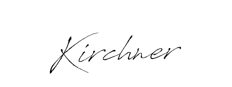 Make a beautiful signature design for name Kirchner. With this signature (Antro_Vectra) style, you can create a handwritten signature for free. Kirchner signature style 6 images and pictures png