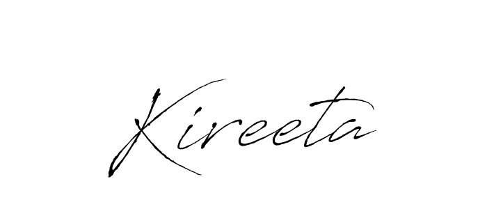 Once you've used our free online signature maker to create your best signature Antro_Vectra style, it's time to enjoy all of the benefits that Kireeta name signing documents. Kireeta signature style 6 images and pictures png