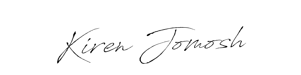 How to Draw Kiren Jomosh signature style? Antro_Vectra is a latest design signature styles for name Kiren Jomosh. Kiren Jomosh signature style 6 images and pictures png