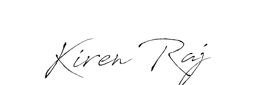 You should practise on your own different ways (Antro_Vectra) to write your name (Kiren Raj) in signature. don't let someone else do it for you. Kiren Raj signature style 6 images and pictures png