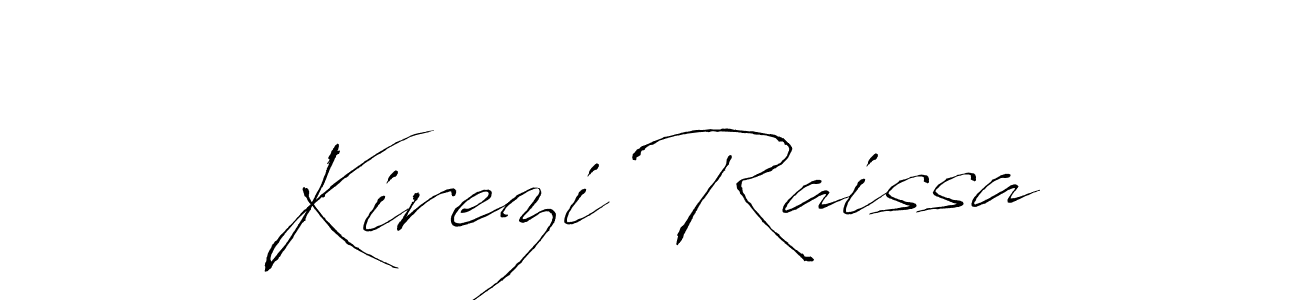 Make a beautiful signature design for name Kirezi Raissa. Use this online signature maker to create a handwritten signature for free. Kirezi Raissa signature style 6 images and pictures png