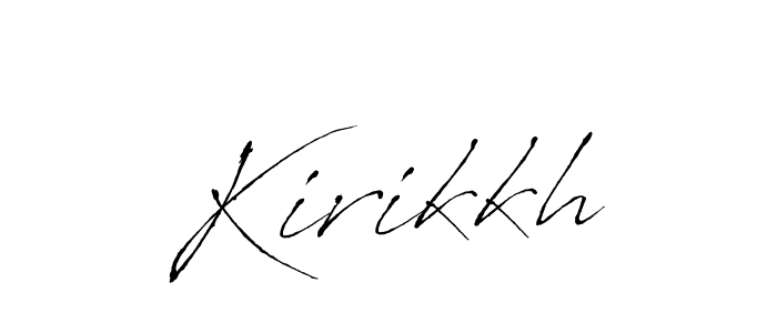Design your own signature with our free online signature maker. With this signature software, you can create a handwritten (Antro_Vectra) signature for name Kirikkh. Kirikkh signature style 6 images and pictures png