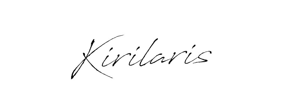 Use a signature maker to create a handwritten signature online. With this signature software, you can design (Antro_Vectra) your own signature for name Kirilaris. Kirilaris signature style 6 images and pictures png