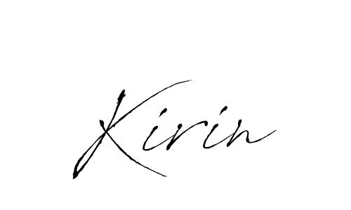 Also we have Kirin name is the best signature style. Create professional handwritten signature collection using Antro_Vectra autograph style. Kirin signature style 6 images and pictures png