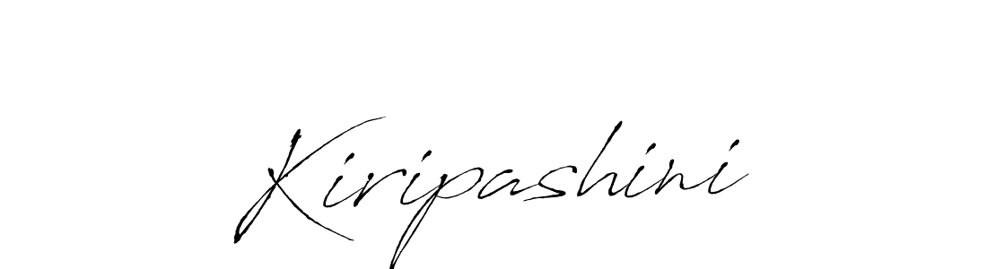 Design your own signature with our free online signature maker. With this signature software, you can create a handwritten (Antro_Vectra) signature for name Kiripashini. Kiripashini signature style 6 images and pictures png