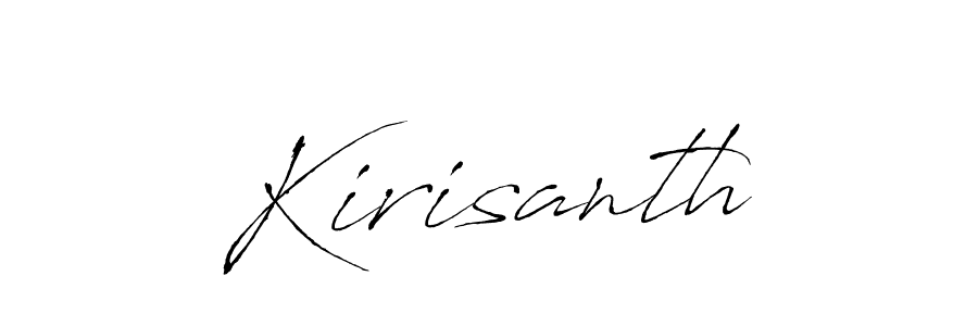 Antro_Vectra is a professional signature style that is perfect for those who want to add a touch of class to their signature. It is also a great choice for those who want to make their signature more unique. Get Kirisanth name to fancy signature for free. Kirisanth signature style 6 images and pictures png