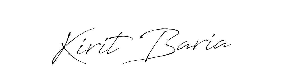 It looks lik you need a new signature style for name Kirit Baria. Design unique handwritten (Antro_Vectra) signature with our free signature maker in just a few clicks. Kirit Baria signature style 6 images and pictures png