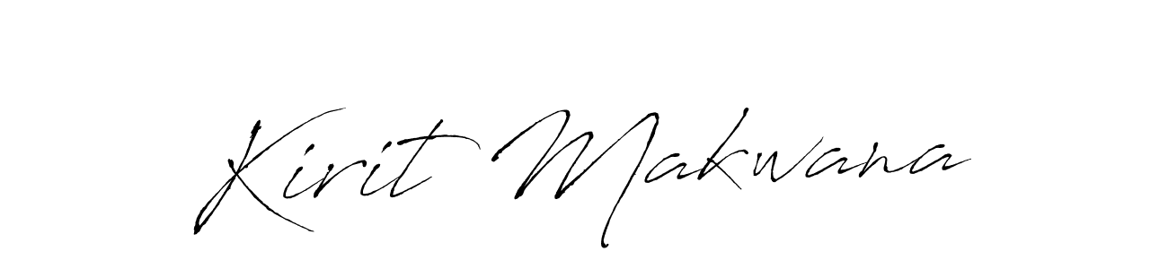 Make a beautiful signature design for name Kirit Makwana. Use this online signature maker to create a handwritten signature for free. Kirit Makwana signature style 6 images and pictures png