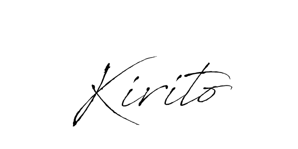 How to make Kirito name signature. Use Antro_Vectra style for creating short signs online. This is the latest handwritten sign. Kirito signature style 6 images and pictures png
