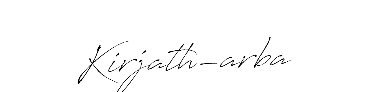 You should practise on your own different ways (Antro_Vectra) to write your name (Kirjath-arba) in signature. don't let someone else do it for you. Kirjath-arba signature style 6 images and pictures png