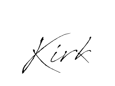 How to make Kirk name signature. Use Antro_Vectra style for creating short signs online. This is the latest handwritten sign. Kirk signature style 6 images and pictures png