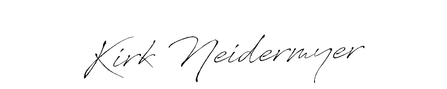Also we have Kirk Neidermyer name is the best signature style. Create professional handwritten signature collection using Antro_Vectra autograph style. Kirk Neidermyer signature style 6 images and pictures png