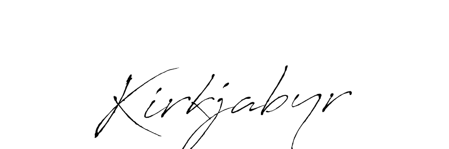 Make a short Kirkjabyr signature style. Manage your documents anywhere anytime using Antro_Vectra. Create and add eSignatures, submit forms, share and send files easily. Kirkjabyr signature style 6 images and pictures png