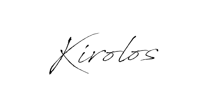 It looks lik you need a new signature style for name Kirolos. Design unique handwritten (Antro_Vectra) signature with our free signature maker in just a few clicks. Kirolos signature style 6 images and pictures png