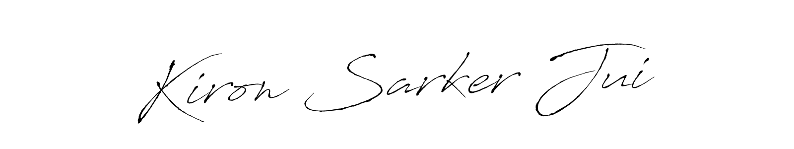 Make a beautiful signature design for name Kiron Sarker Jui. Use this online signature maker to create a handwritten signature for free. Kiron Sarker Jui signature style 6 images and pictures png