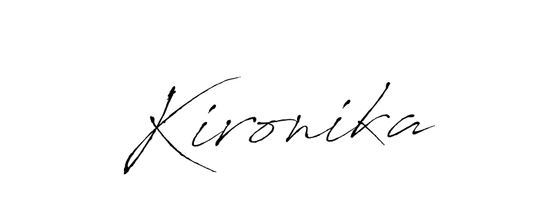 Kironika stylish signature style. Best Handwritten Sign (Antro_Vectra) for my name. Handwritten Signature Collection Ideas for my name Kironika. Kironika signature style 6 images and pictures png