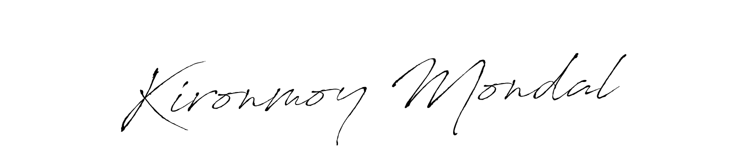 Design your own signature with our free online signature maker. With this signature software, you can create a handwritten (Antro_Vectra) signature for name Kironmoy Mondal. Kironmoy Mondal signature style 6 images and pictures png