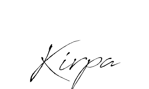 Create a beautiful signature design for name Kirpa. With this signature (Antro_Vectra) fonts, you can make a handwritten signature for free. Kirpa signature style 6 images and pictures png