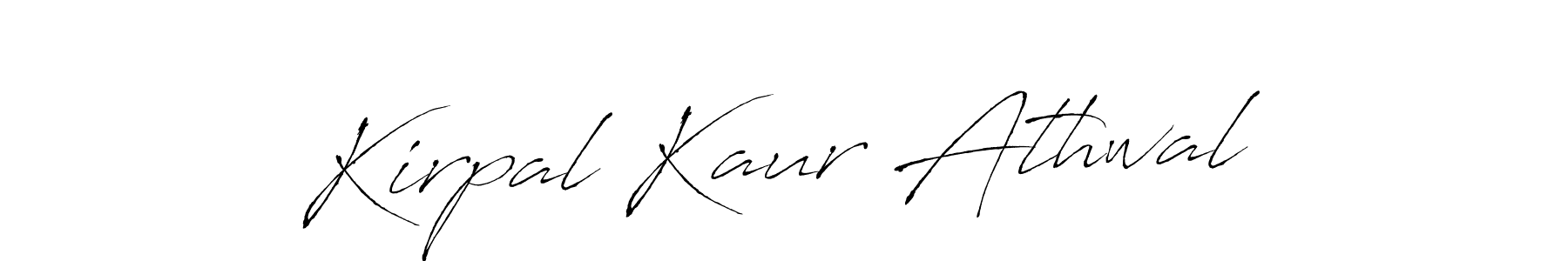 Design your own signature with our free online signature maker. With this signature software, you can create a handwritten (Antro_Vectra) signature for name Kirpal Kaur Athwal. Kirpal Kaur Athwal signature style 6 images and pictures png