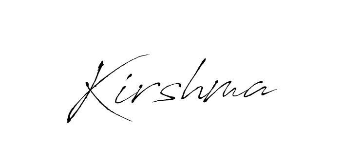 Make a beautiful signature design for name Kirshma. Use this online signature maker to create a handwritten signature for free. Kirshma signature style 6 images and pictures png