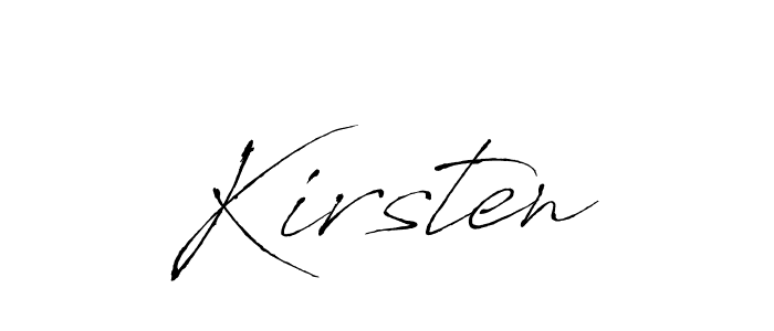 Once you've used our free online signature maker to create your best signature Antro_Vectra style, it's time to enjoy all of the benefits that Kirsten name signing documents. Kirsten signature style 6 images and pictures png