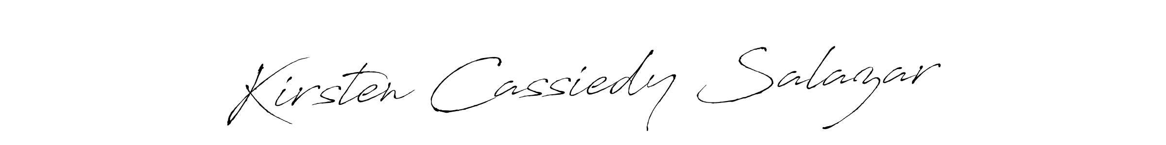 It looks lik you need a new signature style for name Kirsten Cassiedy Salazar. Design unique handwritten (Antro_Vectra) signature with our free signature maker in just a few clicks. Kirsten Cassiedy Salazar signature style 6 images and pictures png