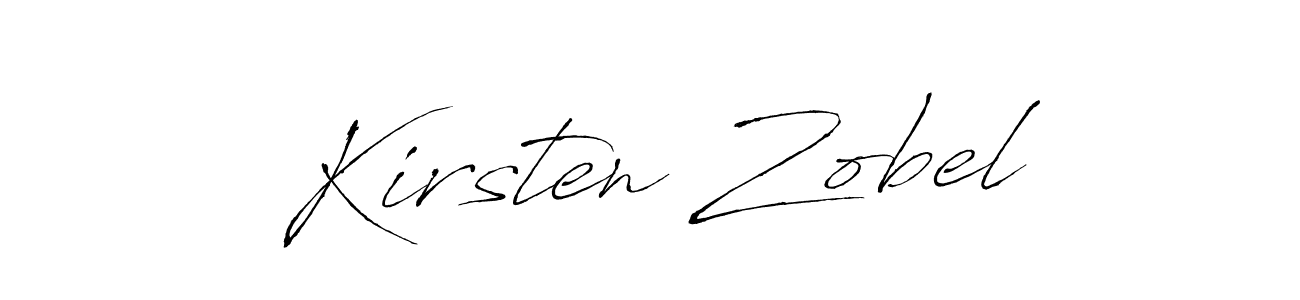 Also You can easily find your signature by using the search form. We will create Kirsten Zobel name handwritten signature images for you free of cost using Antro_Vectra sign style. Kirsten Zobel signature style 6 images and pictures png