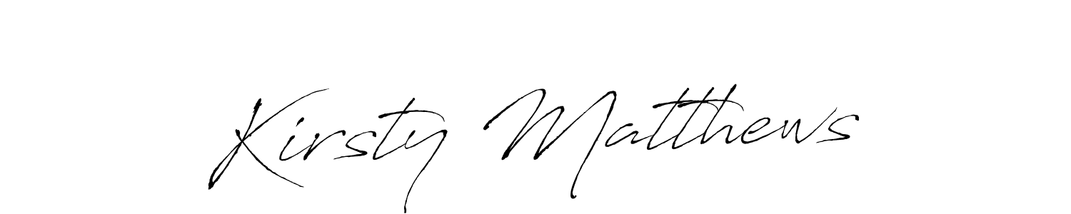 You can use this online signature creator to create a handwritten signature for the name Kirsty Matthews. This is the best online autograph maker. Kirsty Matthews signature style 6 images and pictures png