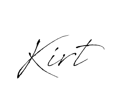 How to Draw Kirt signature style? Antro_Vectra is a latest design signature styles for name Kirt. Kirt signature style 6 images and pictures png