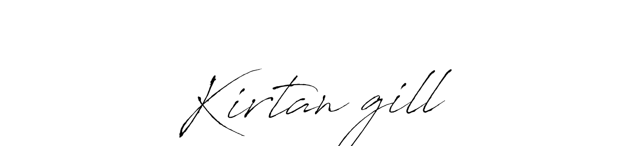 Antro_Vectra is a professional signature style that is perfect for those who want to add a touch of class to their signature. It is also a great choice for those who want to make their signature more unique. Get Kirtan•gill name to fancy signature for free. Kirtan•gill signature style 6 images and pictures png