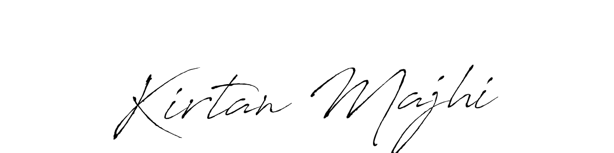 How to make Kirtan Majhi name signature. Use Antro_Vectra style for creating short signs online. This is the latest handwritten sign. Kirtan Majhi signature style 6 images and pictures png