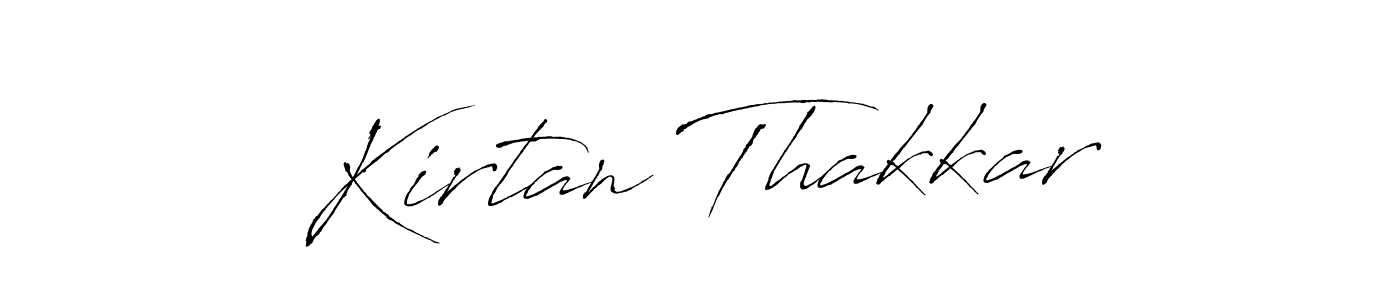 You should practise on your own different ways (Antro_Vectra) to write your name (Kirtan Thakkar) in signature. don't let someone else do it for you. Kirtan Thakkar signature style 6 images and pictures png