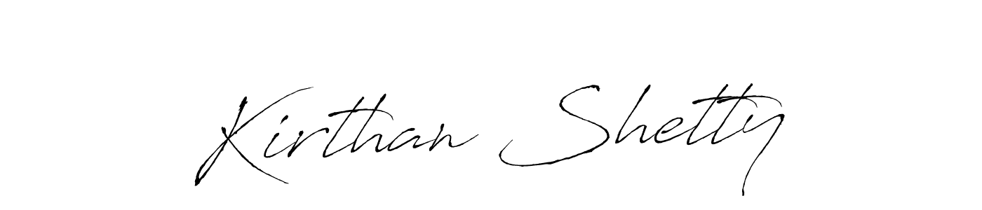 You should practise on your own different ways (Antro_Vectra) to write your name (Kirthan Shetty) in signature. don't let someone else do it for you. Kirthan Shetty signature style 6 images and pictures png