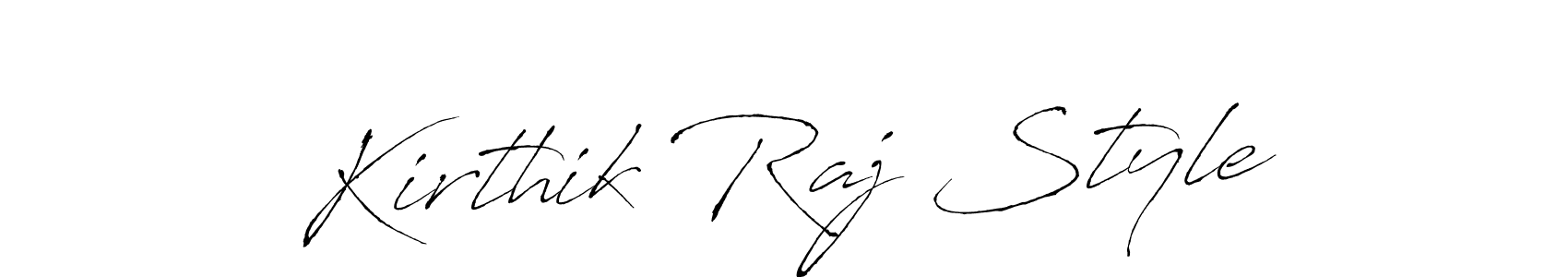 It looks lik you need a new signature style for name Kirthik Raj Style. Design unique handwritten (Antro_Vectra) signature with our free signature maker in just a few clicks. Kirthik Raj Style signature style 6 images and pictures png