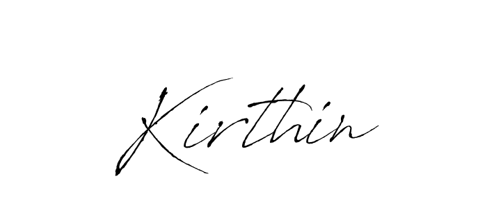 How to make Kirthin signature? Antro_Vectra is a professional autograph style. Create handwritten signature for Kirthin name. Kirthin signature style 6 images and pictures png