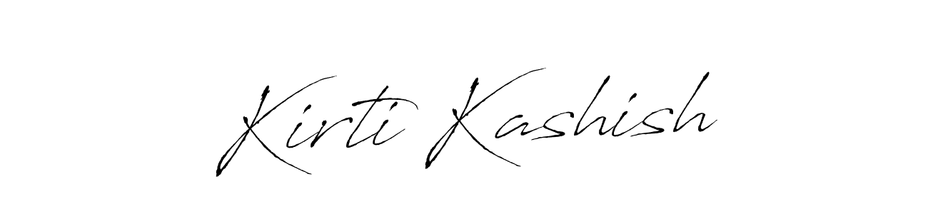 Make a short Kirti Kashish signature style. Manage your documents anywhere anytime using Antro_Vectra. Create and add eSignatures, submit forms, share and send files easily. Kirti Kashish signature style 6 images and pictures png