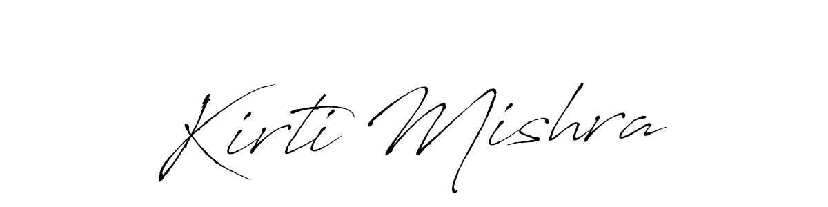 How to make Kirti Mishra name signature. Use Antro_Vectra style for creating short signs online. This is the latest handwritten sign. Kirti Mishra signature style 6 images and pictures png