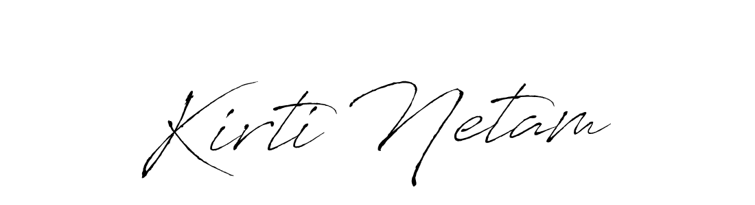 How to make Kirti Netam signature? Antro_Vectra is a professional autograph style. Create handwritten signature for Kirti Netam name. Kirti Netam signature style 6 images and pictures png