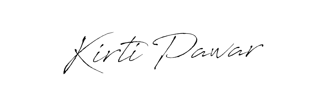 The best way (Antro_Vectra) to make a short signature is to pick only two or three words in your name. The name Kirti Pawar include a total of six letters. For converting this name. Kirti Pawar signature style 6 images and pictures png