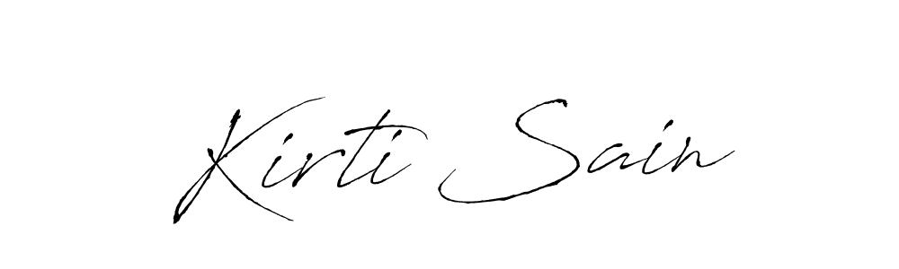 Similarly Antro_Vectra is the best handwritten signature design. Signature creator online .You can use it as an online autograph creator for name Kirti Sain. Kirti Sain signature style 6 images and pictures png