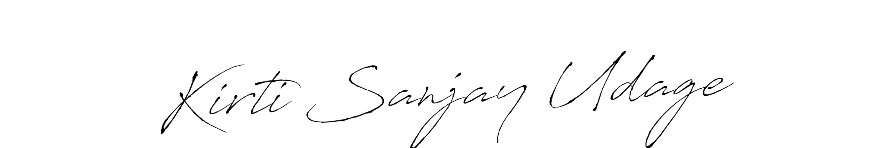 Also You can easily find your signature by using the search form. We will create Kirti Sanjay Udage name handwritten signature images for you free of cost using Antro_Vectra sign style. Kirti Sanjay Udage signature style 6 images and pictures png