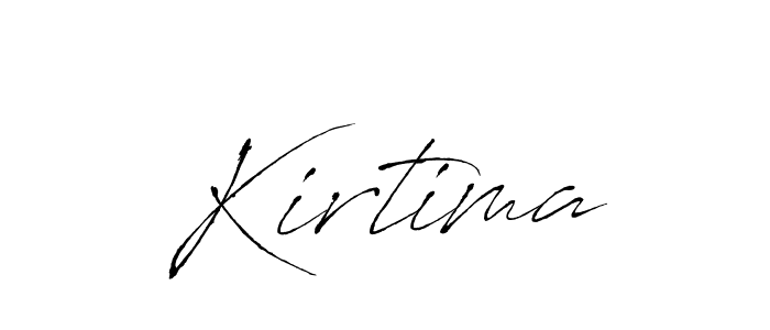 How to make Kirtima signature? Antro_Vectra is a professional autograph style. Create handwritten signature for Kirtima name. Kirtima signature style 6 images and pictures png