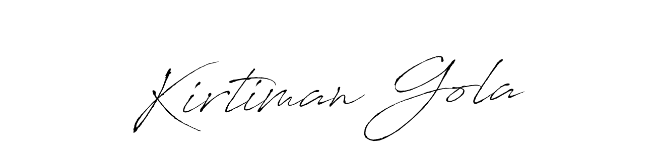Here are the top 10 professional signature styles for the name Kirtiman Gola. These are the best autograph styles you can use for your name. Kirtiman Gola signature style 6 images and pictures png