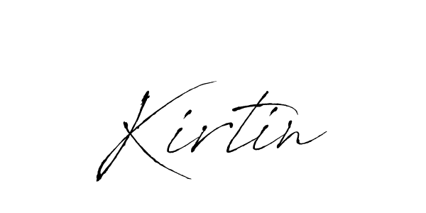 Kirtin stylish signature style. Best Handwritten Sign (Antro_Vectra) for my name. Handwritten Signature Collection Ideas for my name Kirtin. Kirtin signature style 6 images and pictures png