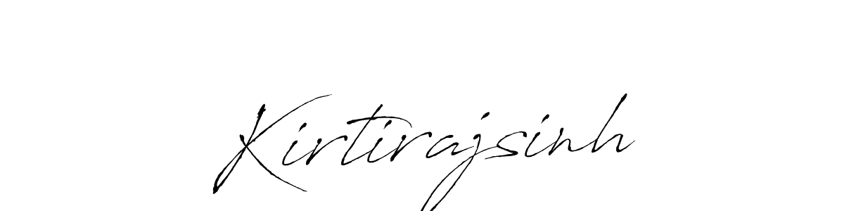 Antro_Vectra is a professional signature style that is perfect for those who want to add a touch of class to their signature. It is also a great choice for those who want to make their signature more unique. Get Kirtirajsinh name to fancy signature for free. Kirtirajsinh signature style 6 images and pictures png