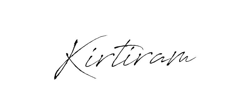 Use a signature maker to create a handwritten signature online. With this signature software, you can design (Antro_Vectra) your own signature for name Kirtiram. Kirtiram signature style 6 images and pictures png