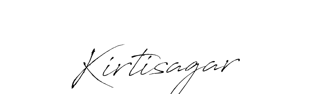Use a signature maker to create a handwritten signature online. With this signature software, you can design (Antro_Vectra) your own signature for name Kirtisagar. Kirtisagar signature style 6 images and pictures png